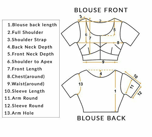 Blouse Measurement Form